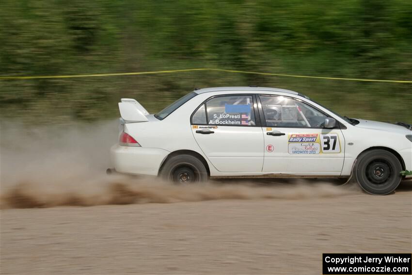 Andrew Bockheim / Salvatore LoPresti Mitsubishi Lancer on SS3, Woodtick Hollow.