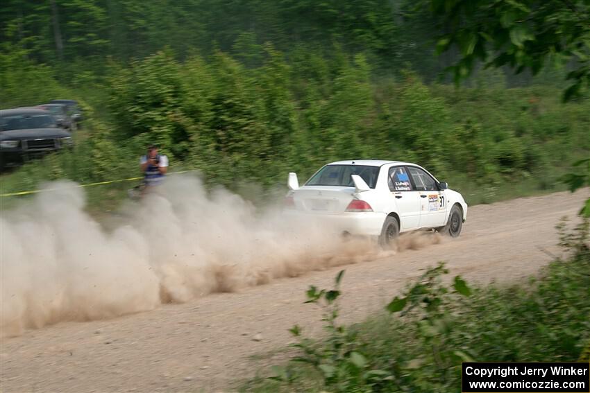 Andrew Bockheim / Salvatore LoPresti Mitsubishi Lancer on SS3, Woodtick Hollow.