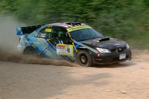 Matt James / Jackie James Subaru Impreza on SS3, Woodtick Hollow.