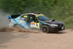 Matt James / Jackie James Subaru Impreza on SS3, Woodtick Hollow.