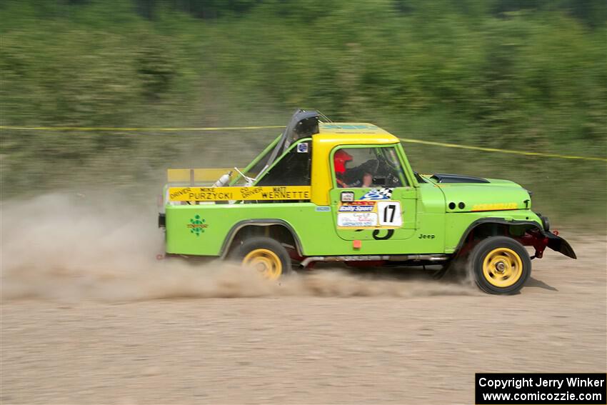 Mike Purzycki / Matt Wernette Jeep Scrambler on SS3, Woodtick Hollow.