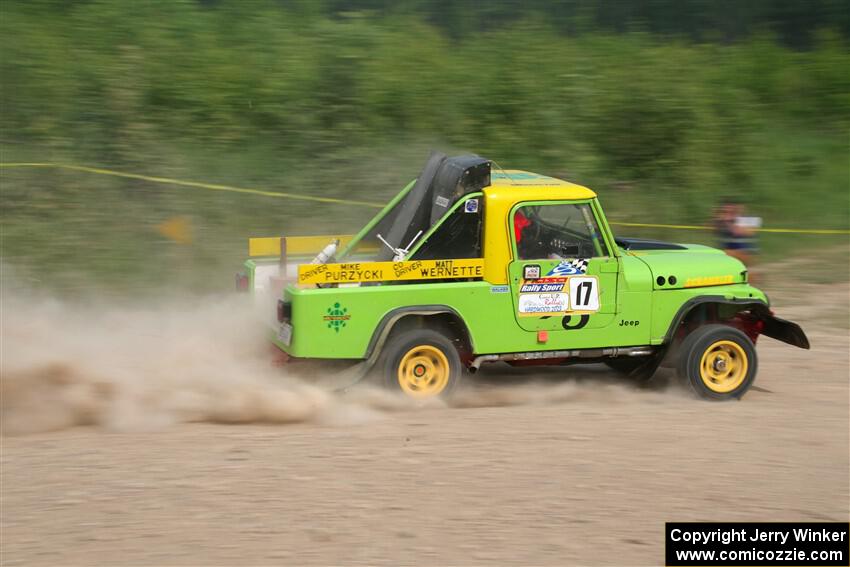 Mike Purzycki / Matt Wernette Jeep Scrambler on SS3, Woodtick Hollow.