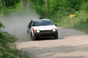 Eric Anderson / Taylor Haelterman Toyota Celica GTS on SS3, Woodtick Hollow.