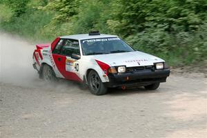 Eric Anderson / Taylor Haelterman Toyota Celica GTS on SS3, Woodtick Hollow.