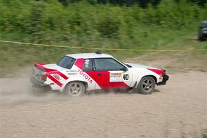 Eric Anderson / Taylor Haelterman Toyota Celica GTS on SS3, Woodtick Hollow.