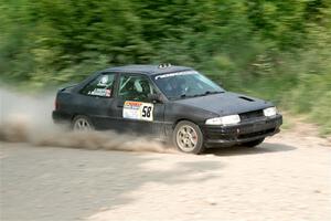 Jacob Kennedy / James Smith Ford Escort GT on SS3, Woodtick Hollow.