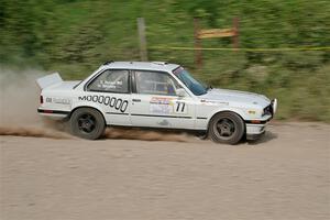 Heath Shively / Elena Huizar BMW 325i on SS3, Woodtick Hollow.