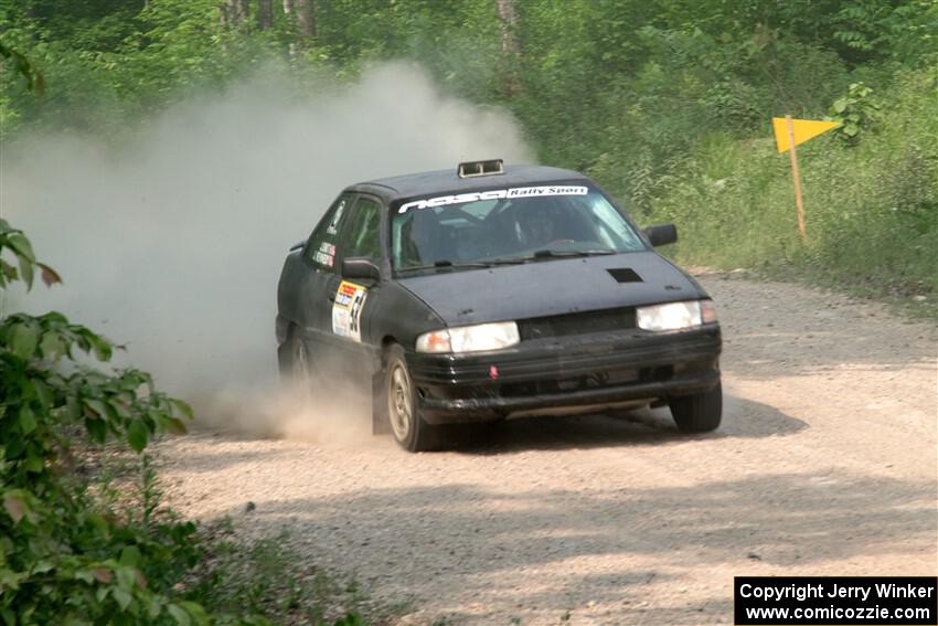 Jacob Kennedy / James Smith Ford Escort GT on SS3, Woodtick Hollow.