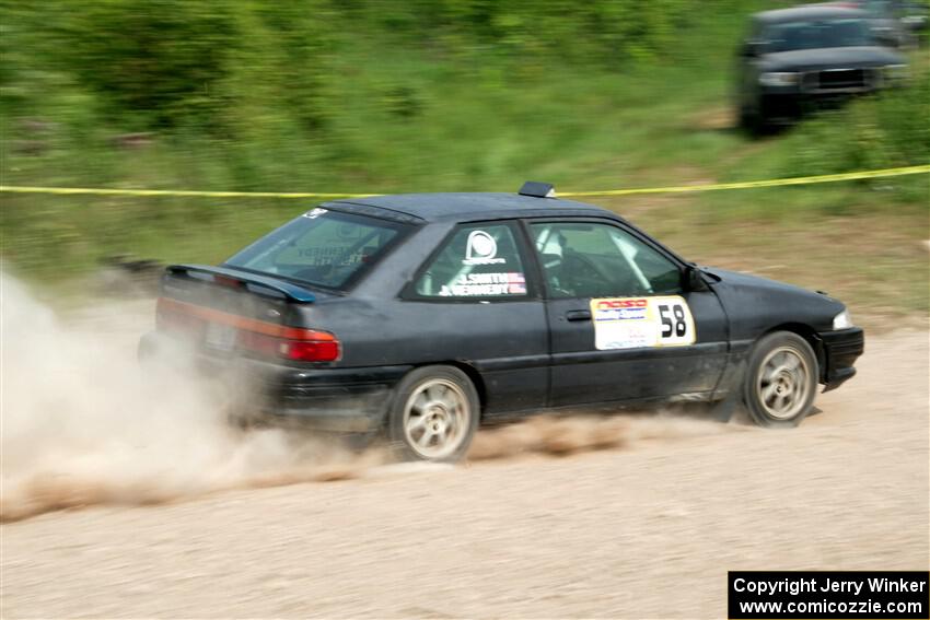 Jacob Kennedy / James Smith Ford Escort GT on SS3, Woodtick Hollow.