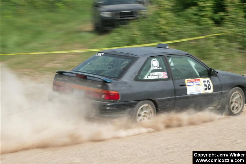 Jacob Kennedy / James Smith Ford Escort GT on SS3, Woodtick Hollow.