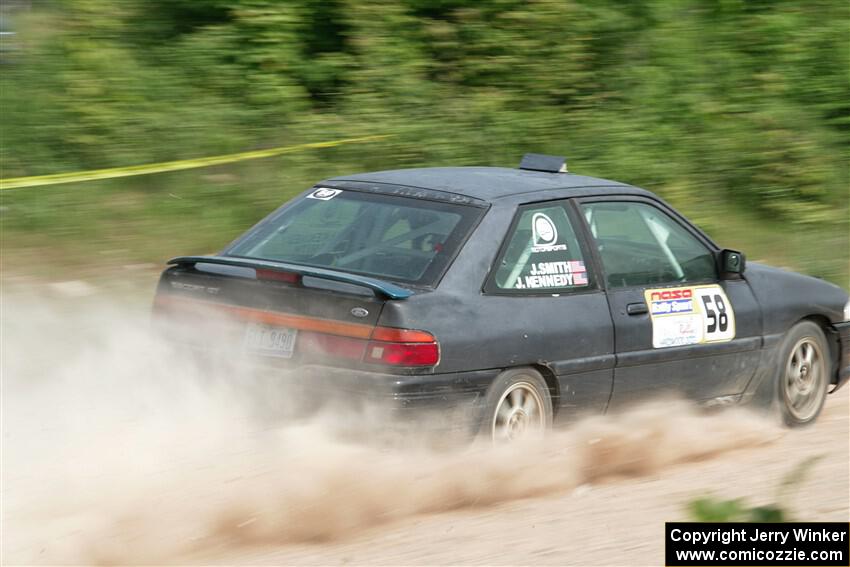 Jacob Kennedy / James Smith Ford Escort GT on SS3, Woodtick Hollow.