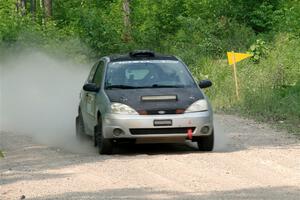 Srikanth Nayini / Otis Lee Miller Ford Focus SVT on SS3, Woodtick Hollow.