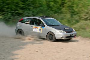 Srikanth Nayini / Otis Lee Miller Ford Focus SVT on SS3, Woodtick Hollow.