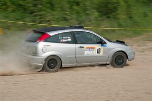 Srikanth Nayini / Otis Lee Miller Ford Focus SVT on SS3, Woodtick Hollow.