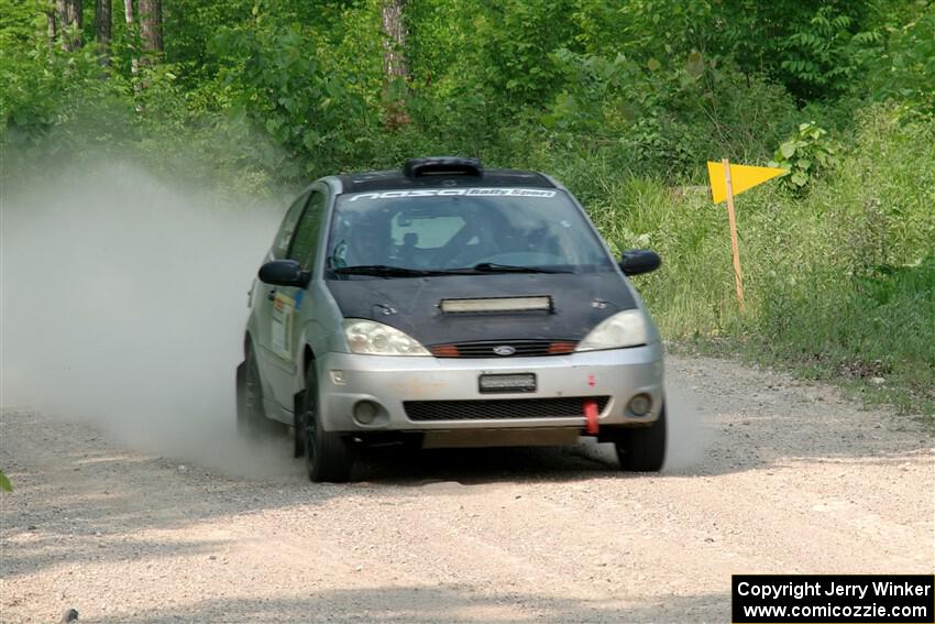 Srikanth Nayini / Otis Lee Miller Ford Focus SVT on SS3, Woodtick Hollow.