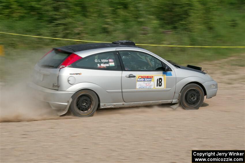 Srikanth Nayini / Otis Lee Miller Ford Focus SVT on SS3, Woodtick Hollow.