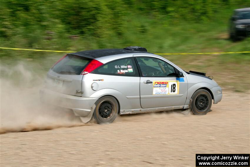 Srikanth Nayini / Otis Lee Miller Ford Focus SVT on SS3, Woodtick Hollow.