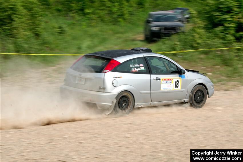 Srikanth Nayini / Otis Lee Miller Ford Focus SVT on SS3, Woodtick Hollow.