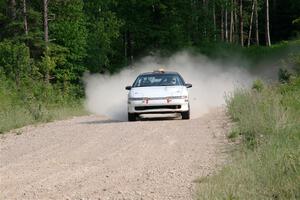 The '0' car, a Mitshibishi Eclipse GSX, on SS4, Hollow Woodtick.