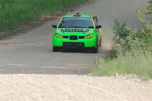 Mike Engle / Morgan Engle Subaru WRX STi on SS4, Hollow Woodtick.