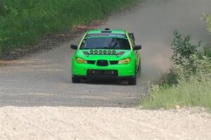 Mike Engle / Morgan Engle Subaru WRX STi on SS4, Hollow Woodtick.