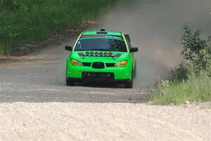 Mike Engle / Morgan Engle Subaru WRX STi on SS4, Hollow Woodtick.