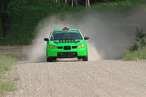 Mike Engle / Morgan Engle Subaru WRX STi on SS4, Hollow Woodtick.