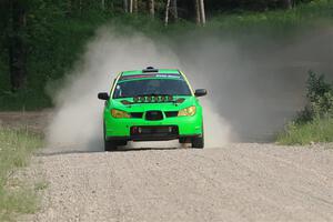 Mike Engle / Morgan Engle Subaru WRX STi on SS4, Hollow Woodtick.