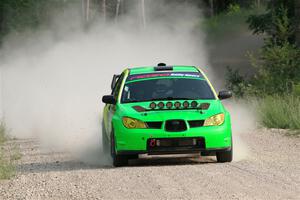 Mike Engle / Morgan Engle Subaru WRX STi on SS4, Hollow Woodtick.