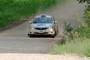 Sam Jacques / Trevor LaCombe Subaru Impreza on SS4, Hollow Woodtick.