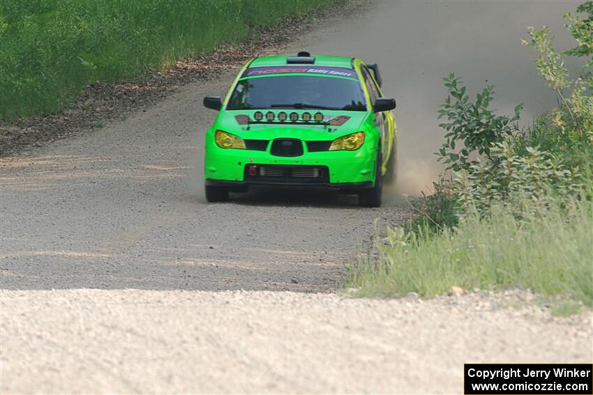 Mike Engle / Morgan Engle Subaru WRX STi on SS4, Hollow Woodtick.