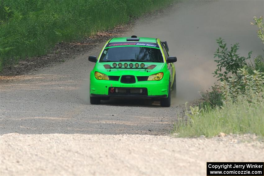 Mike Engle / Morgan Engle Subaru WRX STi on SS4, Hollow Woodtick.