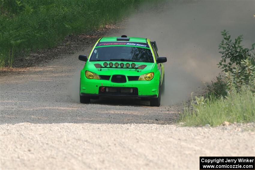 Mike Engle / Morgan Engle Subaru WRX STi on SS4, Hollow Woodtick.