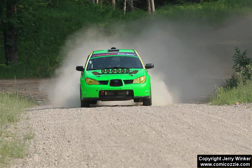 Mike Engle / Morgan Engle Subaru WRX STi on SS4, Hollow Woodtick.