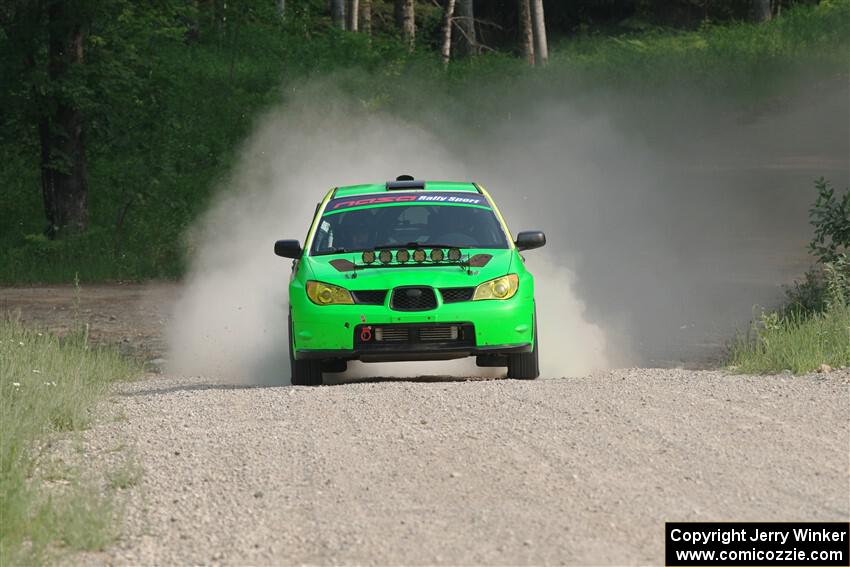 Mike Engle / Morgan Engle Subaru WRX STi on SS4, Hollow Woodtick.