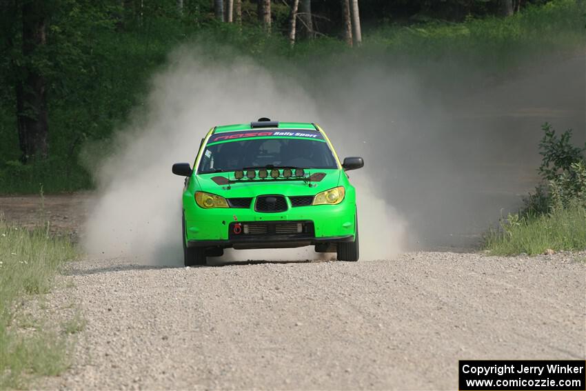 Mike Engle / Morgan Engle Subaru WRX STi on SS4, Hollow Woodtick.