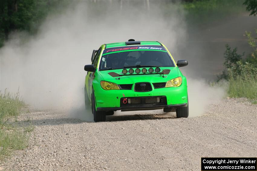 Mike Engle / Morgan Engle Subaru WRX STi on SS4, Hollow Woodtick.