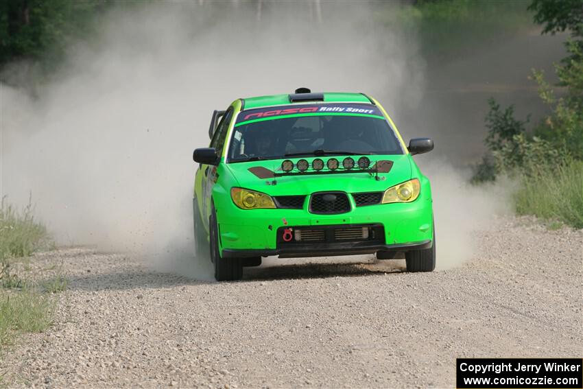 Mike Engle / Morgan Engle Subaru WRX STi on SS4, Hollow Woodtick.