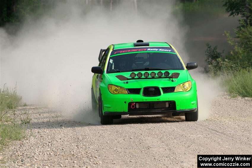 Mike Engle / Morgan Engle Subaru WRX STi on SS4, Hollow Woodtick.