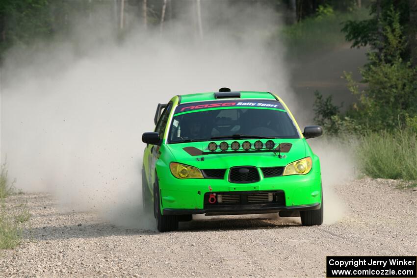 Mike Engle / Morgan Engle Subaru WRX STi on SS4, Hollow Woodtick.