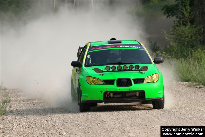 Mike Engle / Morgan Engle Subaru WRX STi on SS4, Hollow Woodtick.