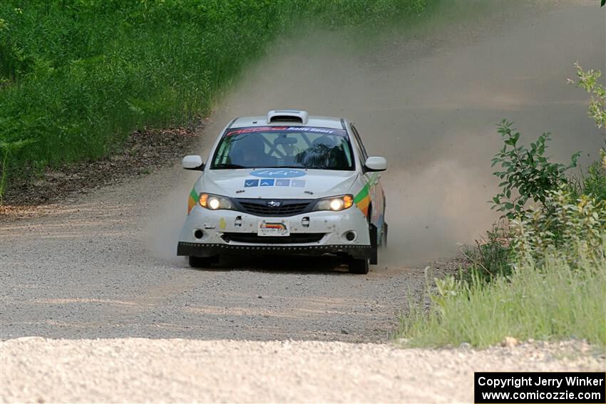 Sam Jacques / Trevor LaCombe Subaru Impreza on SS4, Hollow Woodtick.