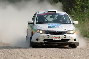 Sam Jacques / Trevor LaCombe Subaru Impreza on SS4, Hollow Woodtick.