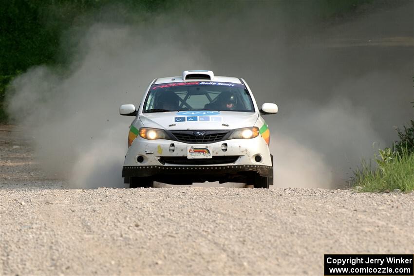 Sam Jacques / Trevor LaCombe Subaru Impreza on SS4, Hollow Woodtick.