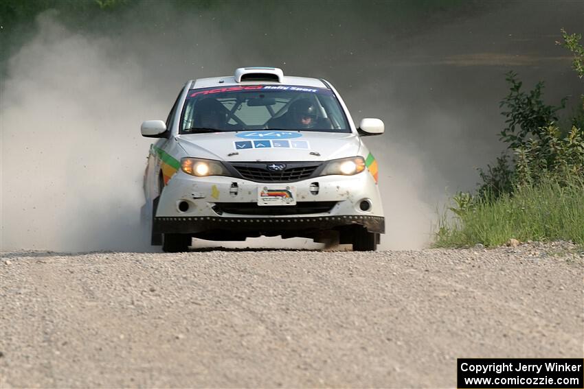 Sam Jacques / Trevor LaCombe Subaru Impreza on SS4, Hollow Woodtick.