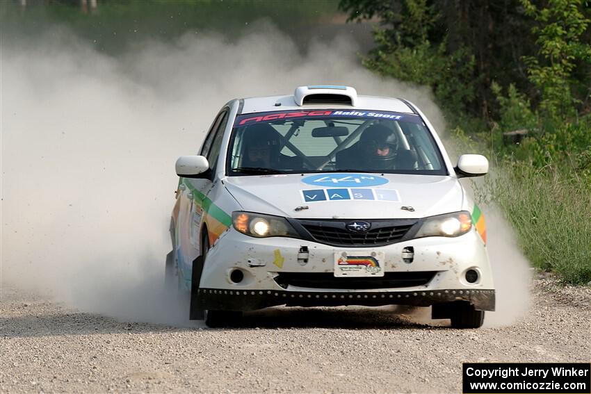 Sam Jacques / Trevor LaCombe Subaru Impreza on SS4, Hollow Woodtick.