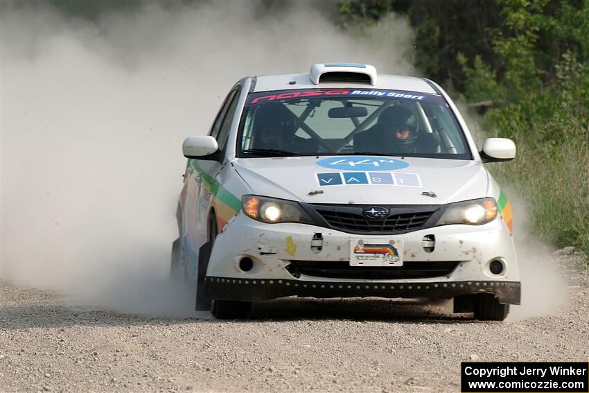 Sam Jacques / Trevor LaCombe Subaru Impreza on SS4, Hollow Woodtick.