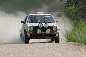 Mark Rokus / Mike Van Alphen VW GTI on SS4, Hollow Woodtick.