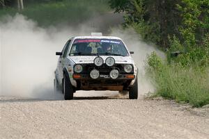 Mark Rokus / Mike Van Alphen VW GTI on SS4, Hollow Woodtick.