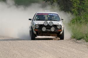 Mark Rokus / Mike Van Alphen VW GTI on SS4, Hollow Woodtick.